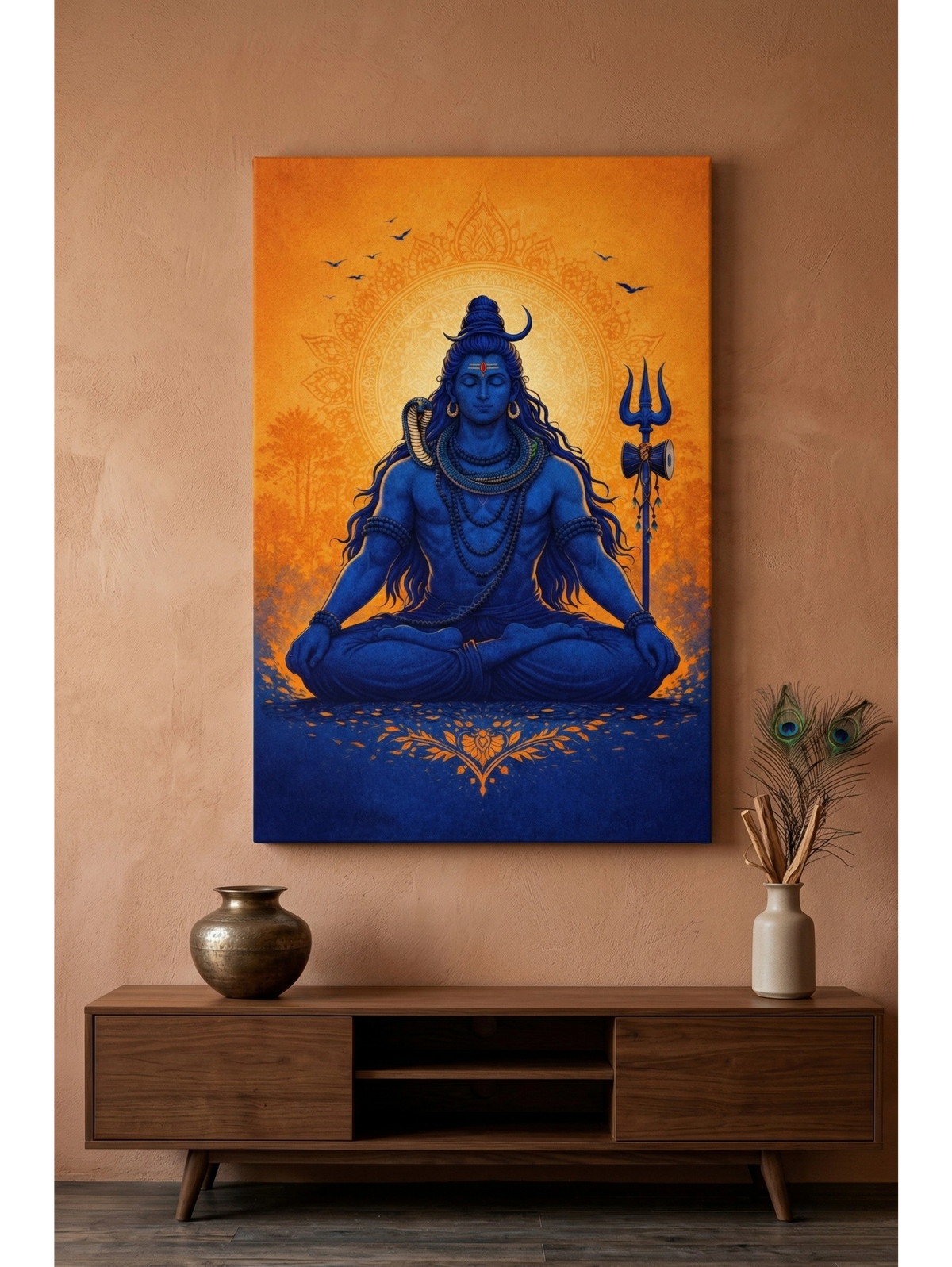 Lord Shiva Trishul Mandala