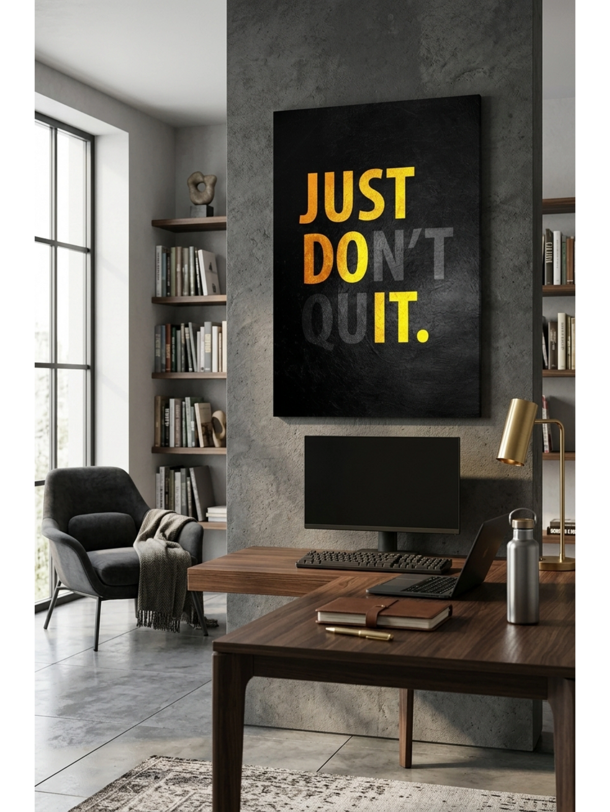 Just Don't Quit — Motivational Canvas