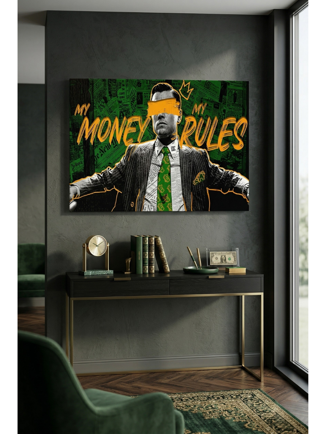 Money Rules — Street Graffiti Pop Art